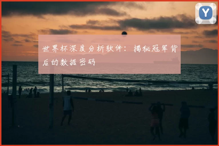 世界杯深度分析软件：揭秘冠军背后的数据密码