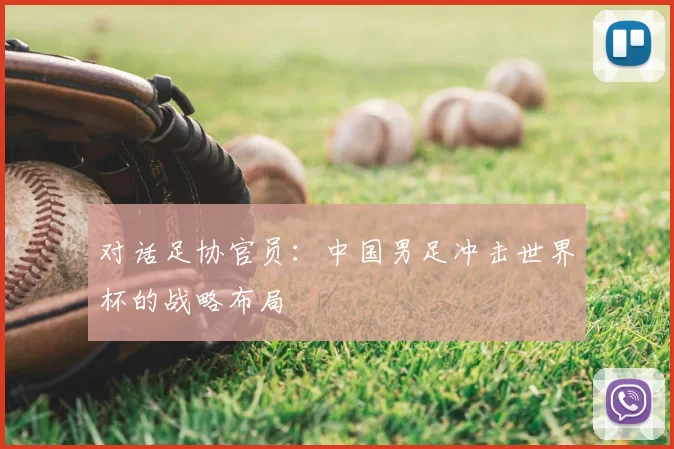 对话足协官员：中国男足冲击世界杯的战略布局